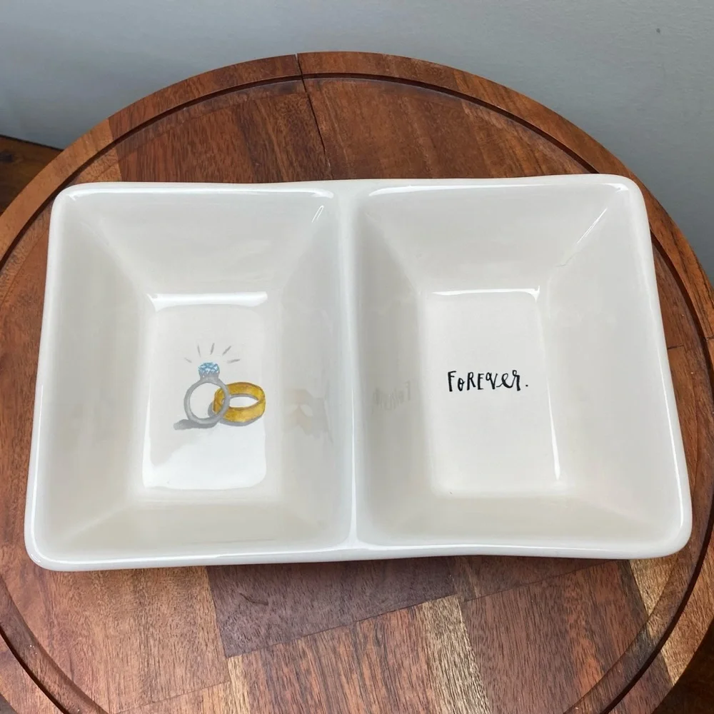 Rae Dunn FOREVER Wedding Ring Dish